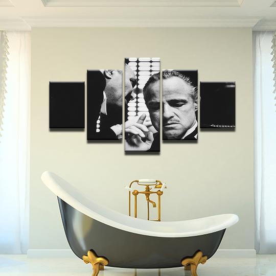 Godfather Marlon Brando – Movie Canvas Wall Art