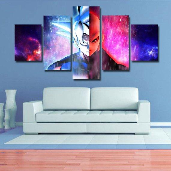 Goku Vs Jiren – Anime Canvas Wall Art