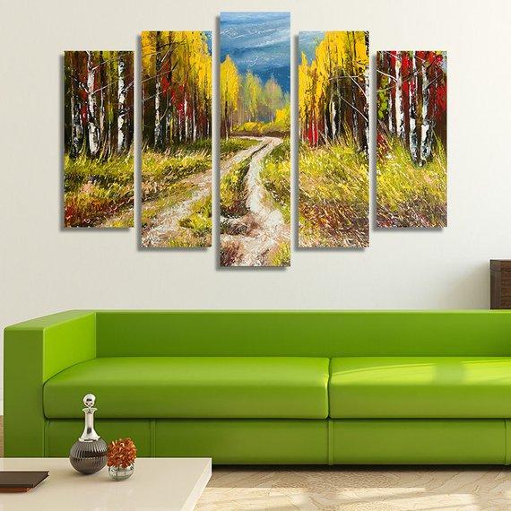 Golden Autumn – Nature Canvas Wall Art