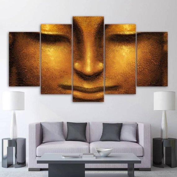 Golden Buddha 1 – Religion Canvas Wall Art