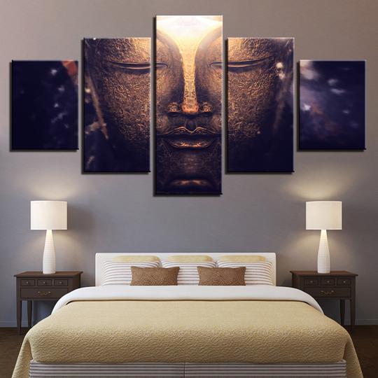 Golden Buddha – Religion Canvas Wall Art