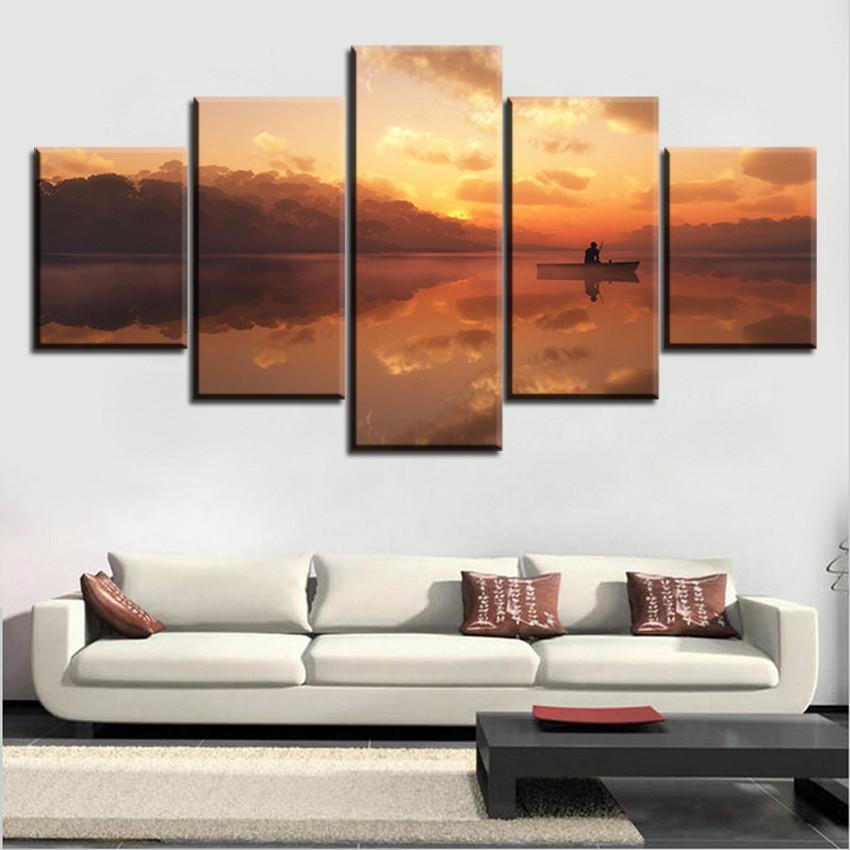 Golden Falcon – Nature Canvas Wall Art