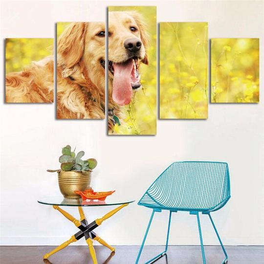Golden Retriever – Animal Canvas Wall Art