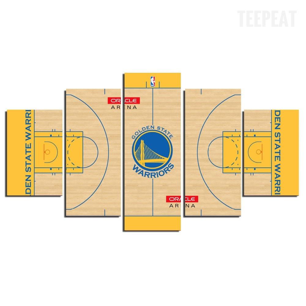 Golden State Warriors Court – Sport Canvas Wall Art
