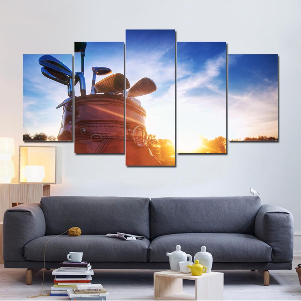 Golf Clubs 02 – Sport Canvas Wall Art