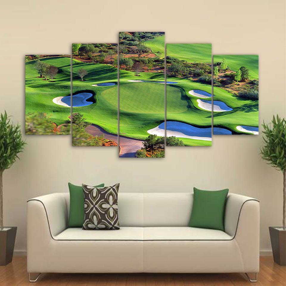 Golf Course 18 – Nature Canvas Wall Art