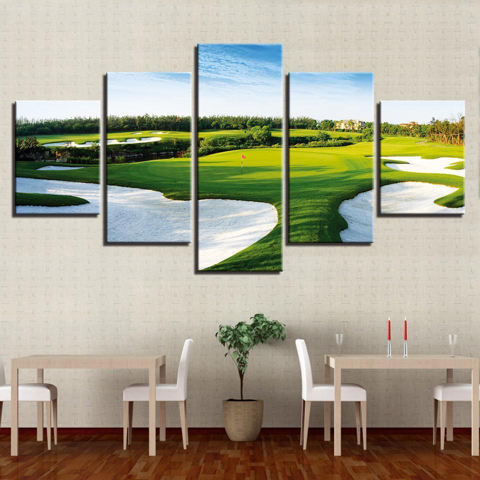 Golf Course 2 – Nature Canvas Wall Art