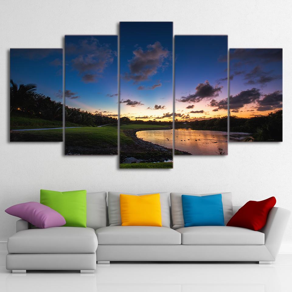 Golf Course 9 – Nature Canvas Wall Art