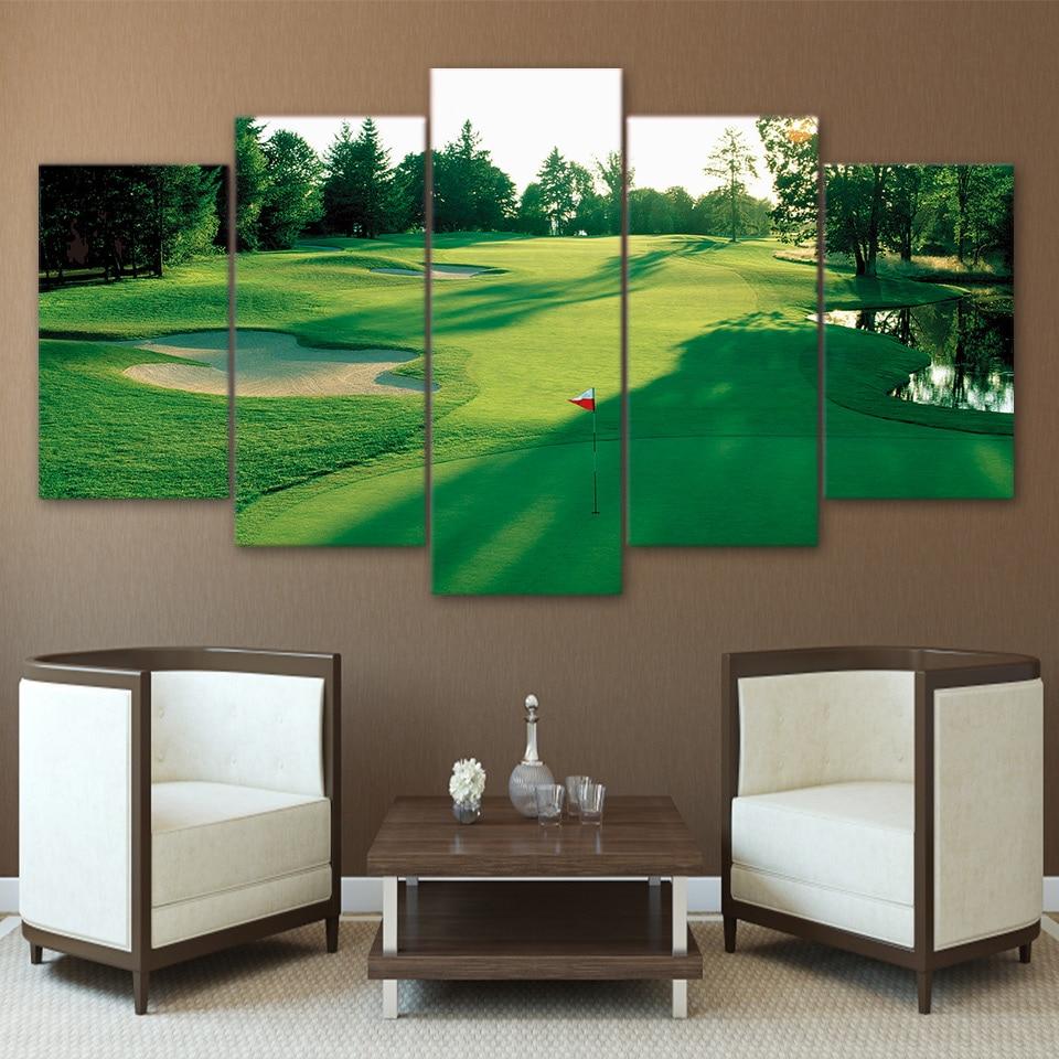 Golf Course Green Land – Nature Canvas Wall Art