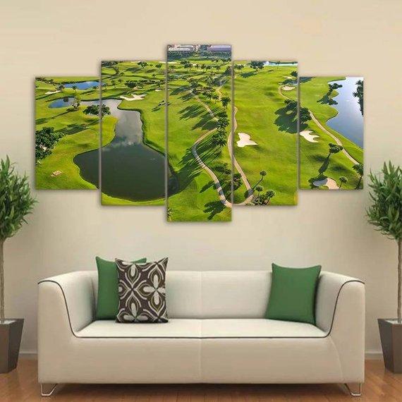 Golf Course Landscape 3 – Nature Canvas Wall Art