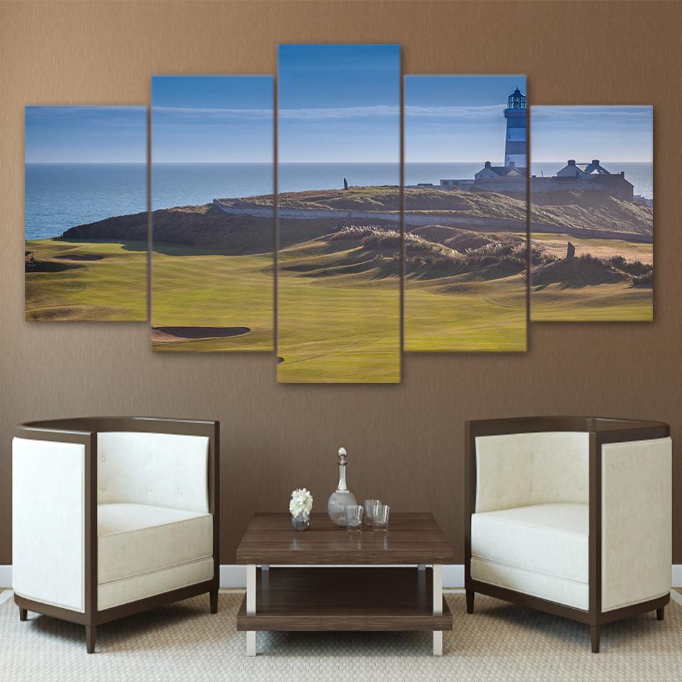 Golf Course Sports Hills – Nature Canvas Wall Art