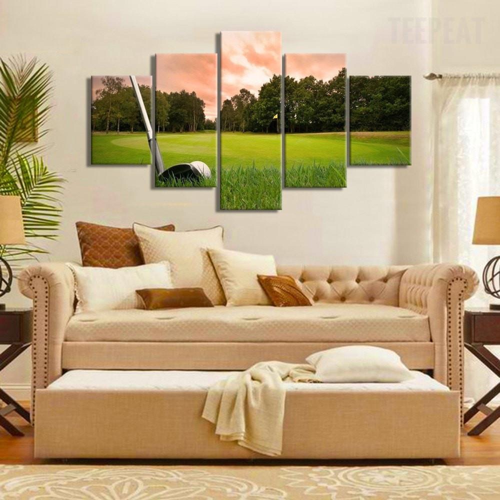 Golf Course V4 – Sport Canvas Wall Art