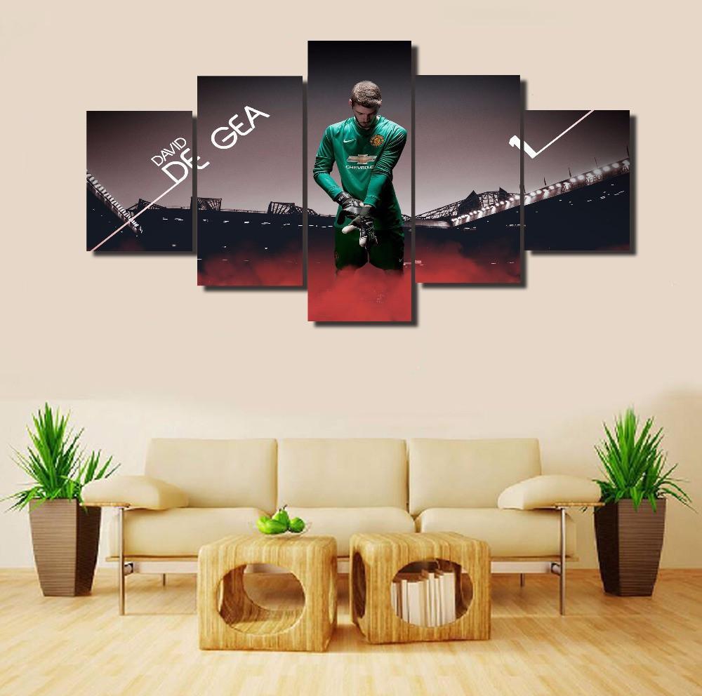 Golf Star David – Famous Person Canvas Wall Art