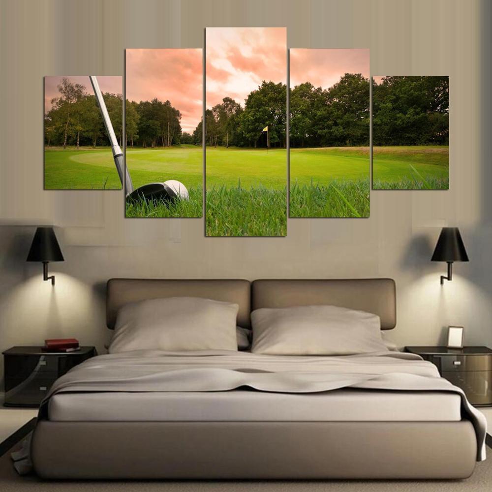 Golf Tee Green Drive – Sport Canvas Wall Art