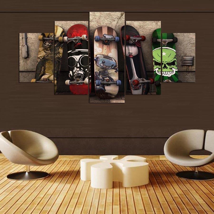 Graffiti Skateboard – Sport Canvas Wall Art