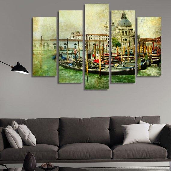 Grand Canal In Venice – Nature Canvas Wall Art