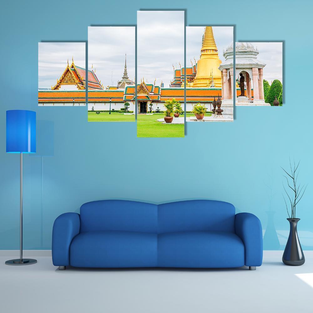 Grand Palace In Bangkok Nature Canvas Wall Art
