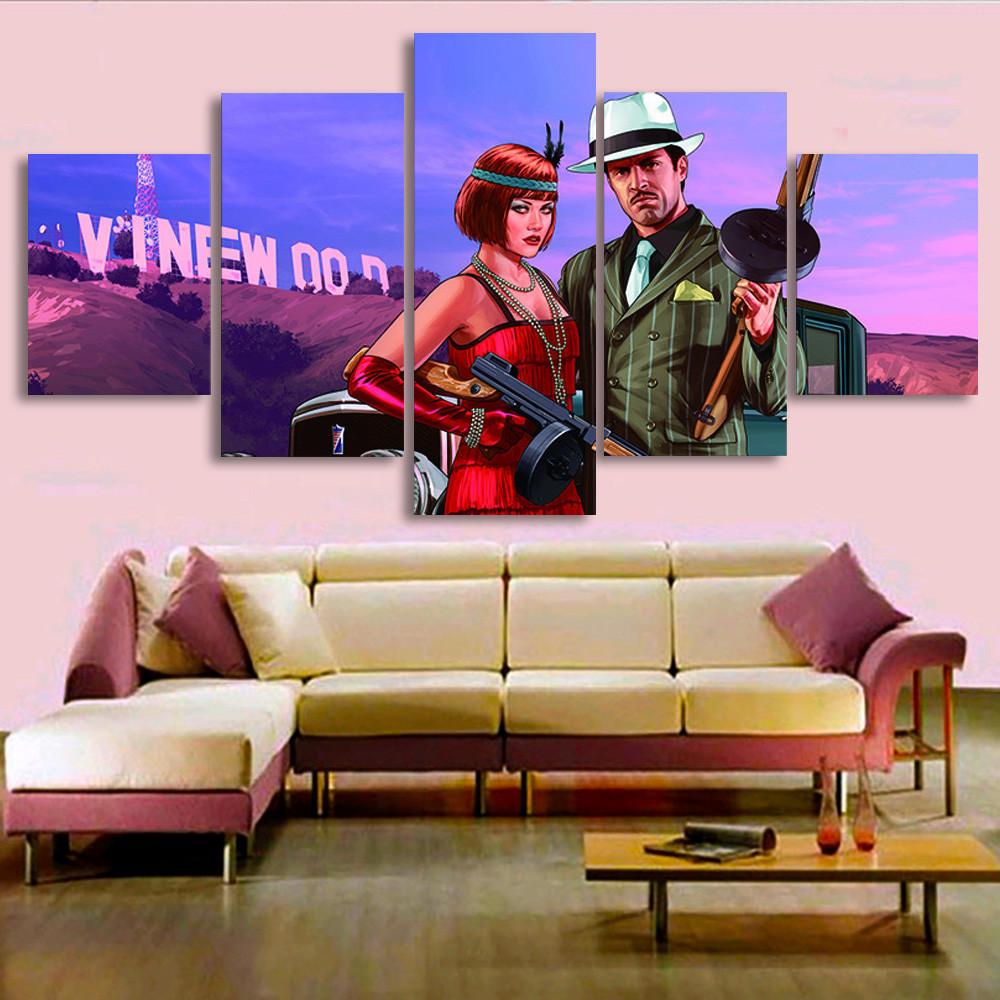 Grand Theft Auto – Movie Canvas Wall Art