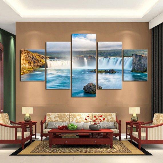 Grand Waterfall 01 – Nature Canvas Wall Art