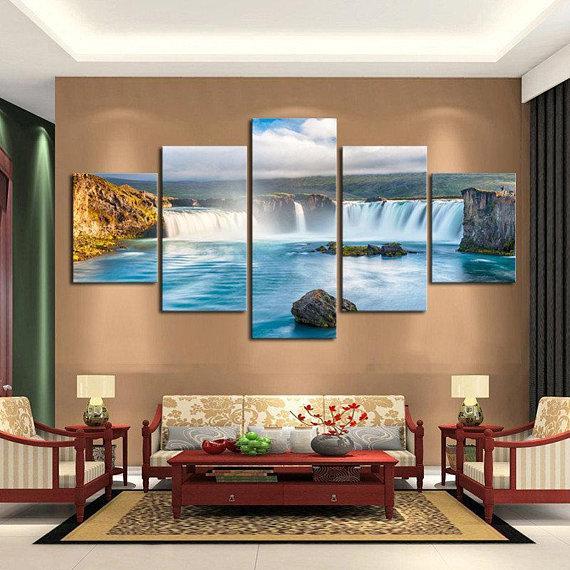 Grand Waterfall – Nature Canvas Wall Art