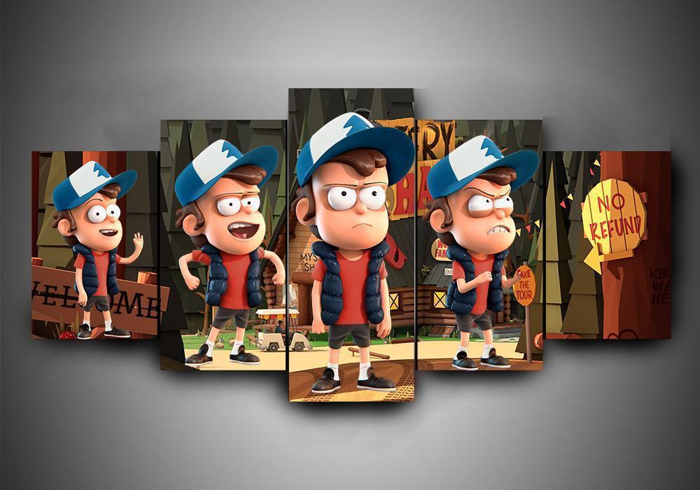 Gravity Falls 3 – Cartoon Canvas Wall Art