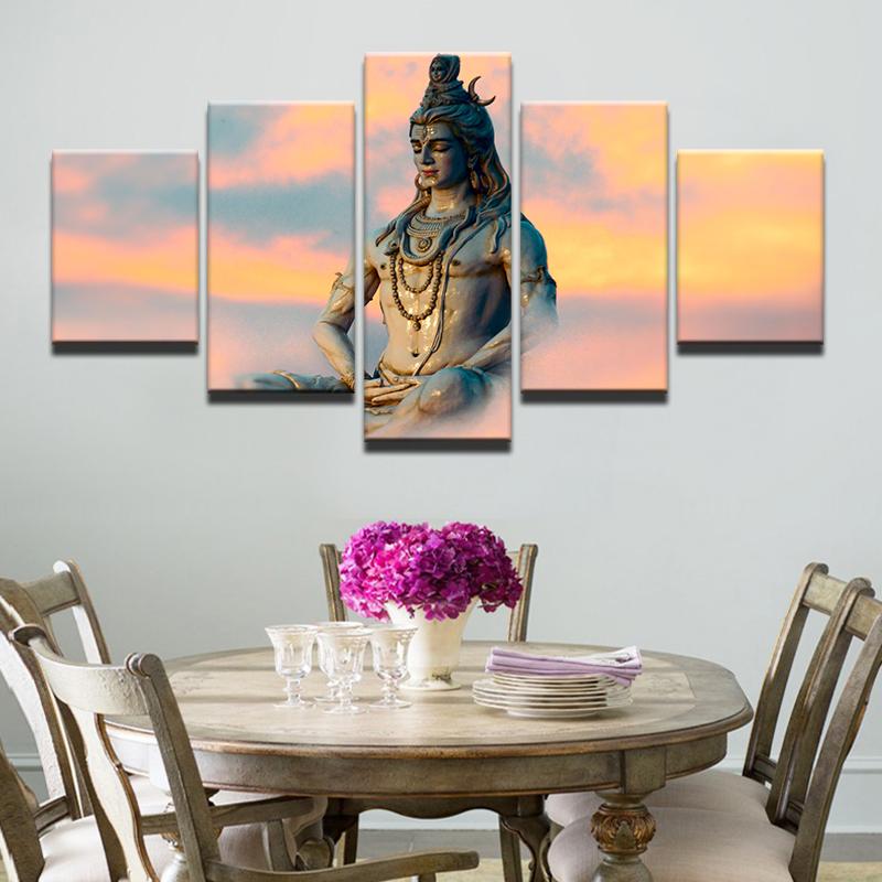 Great India Deities God Siva – Religion Canvas Wall Art