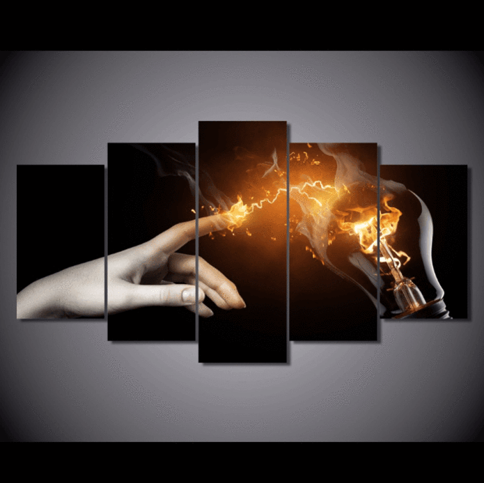 Great Power – Abstract Canvas Wall Art