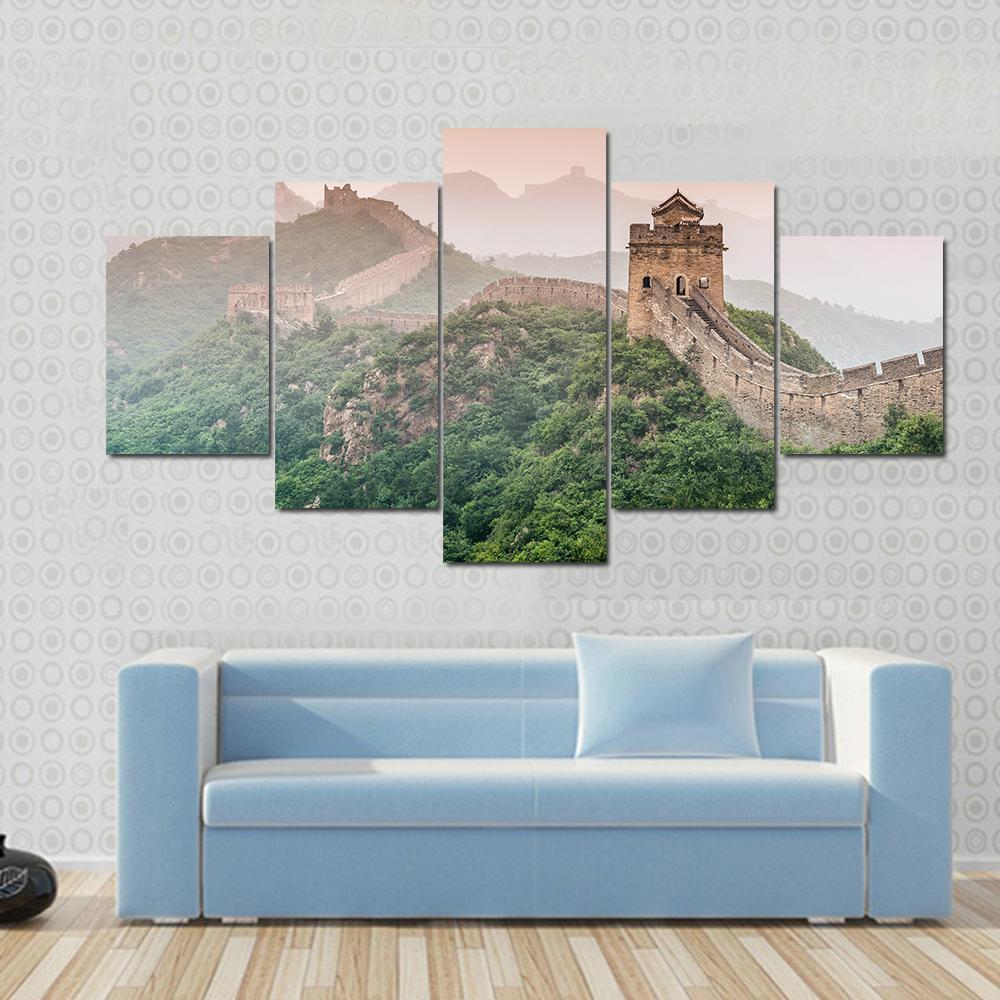 Great Wall Of China At The Jinshanling Section – Nature Canvas Wall Art
