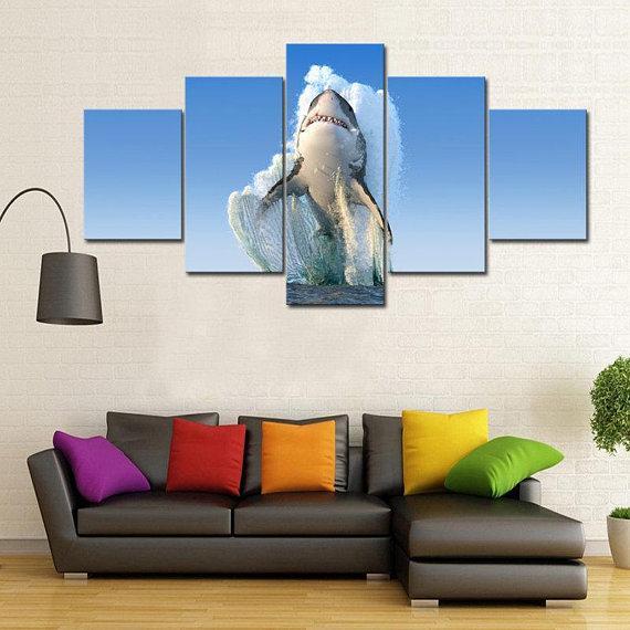 Great White Shark – Animal Canvas Wall Art