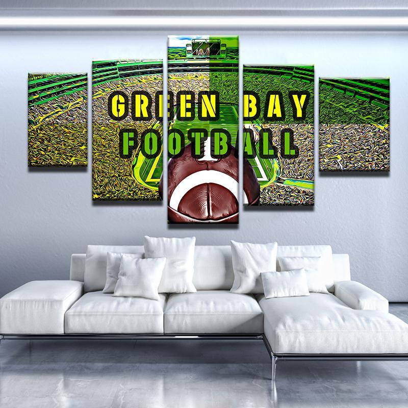 Green Bay Football – Sport Canvas Wall Art