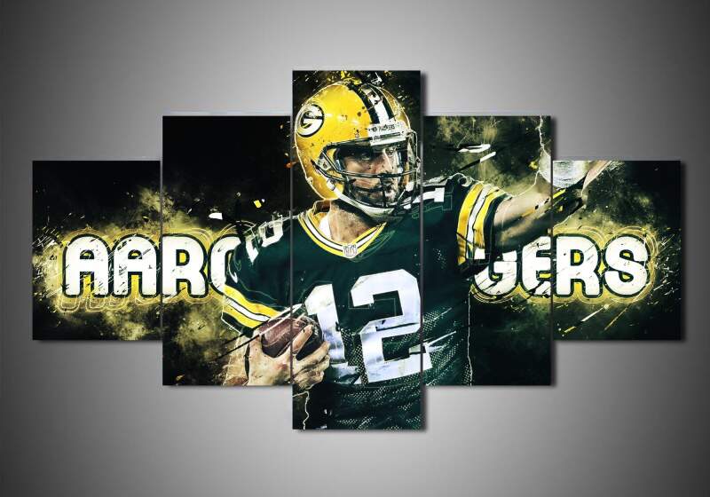 Green Bay Packers – Aaron Rodgers – Sport Canvas Wall Art