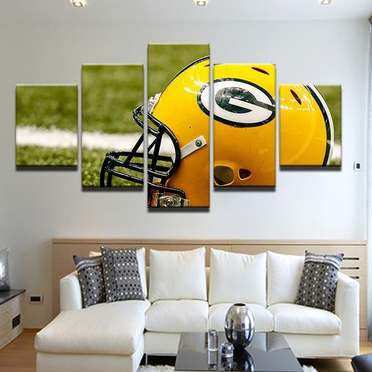 Green Bay Packers Helmet 8 – Sport Canvas Wall Art