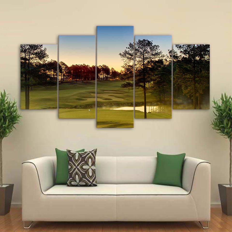 Green Golf Course 1 – Nature Canvas Wall Art
