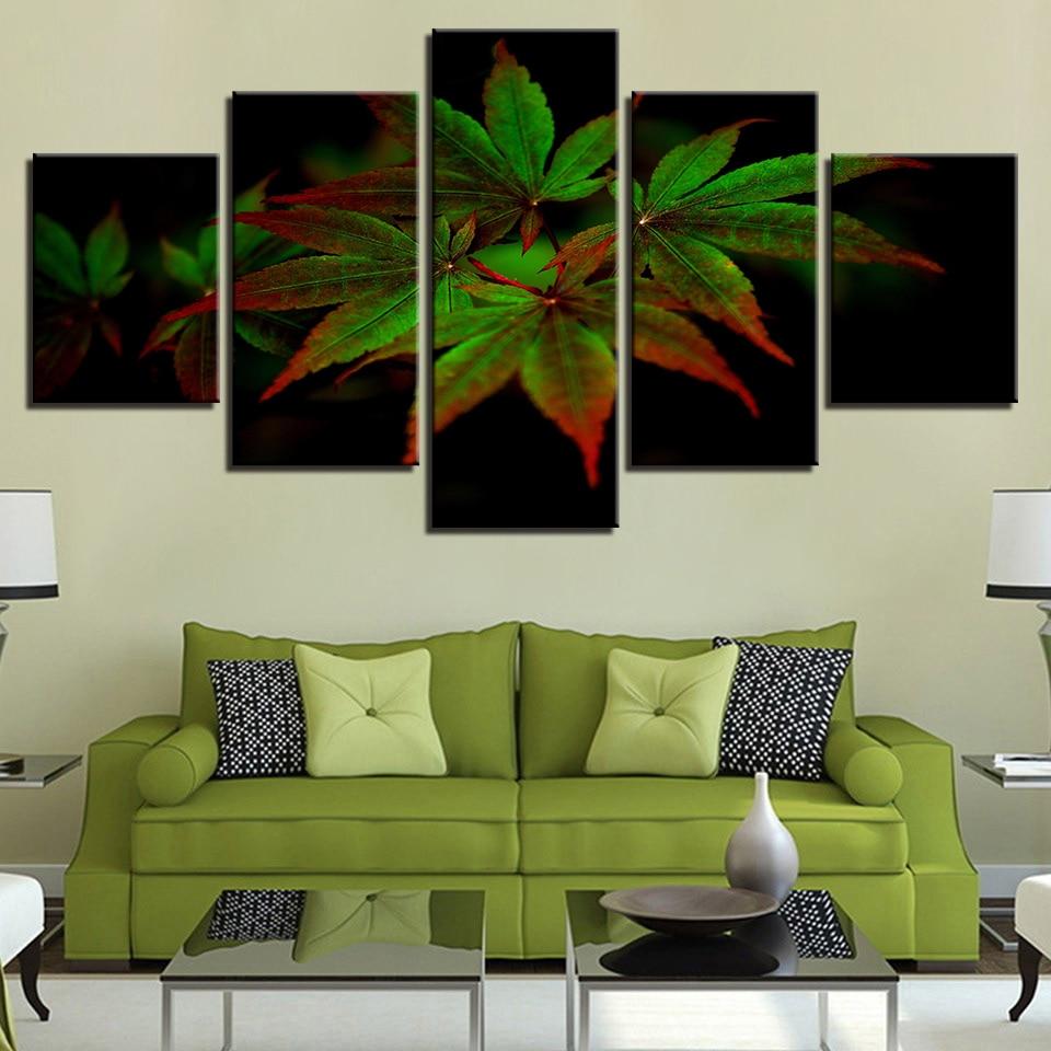 Green Leaf – Nature Canvas Wall Art