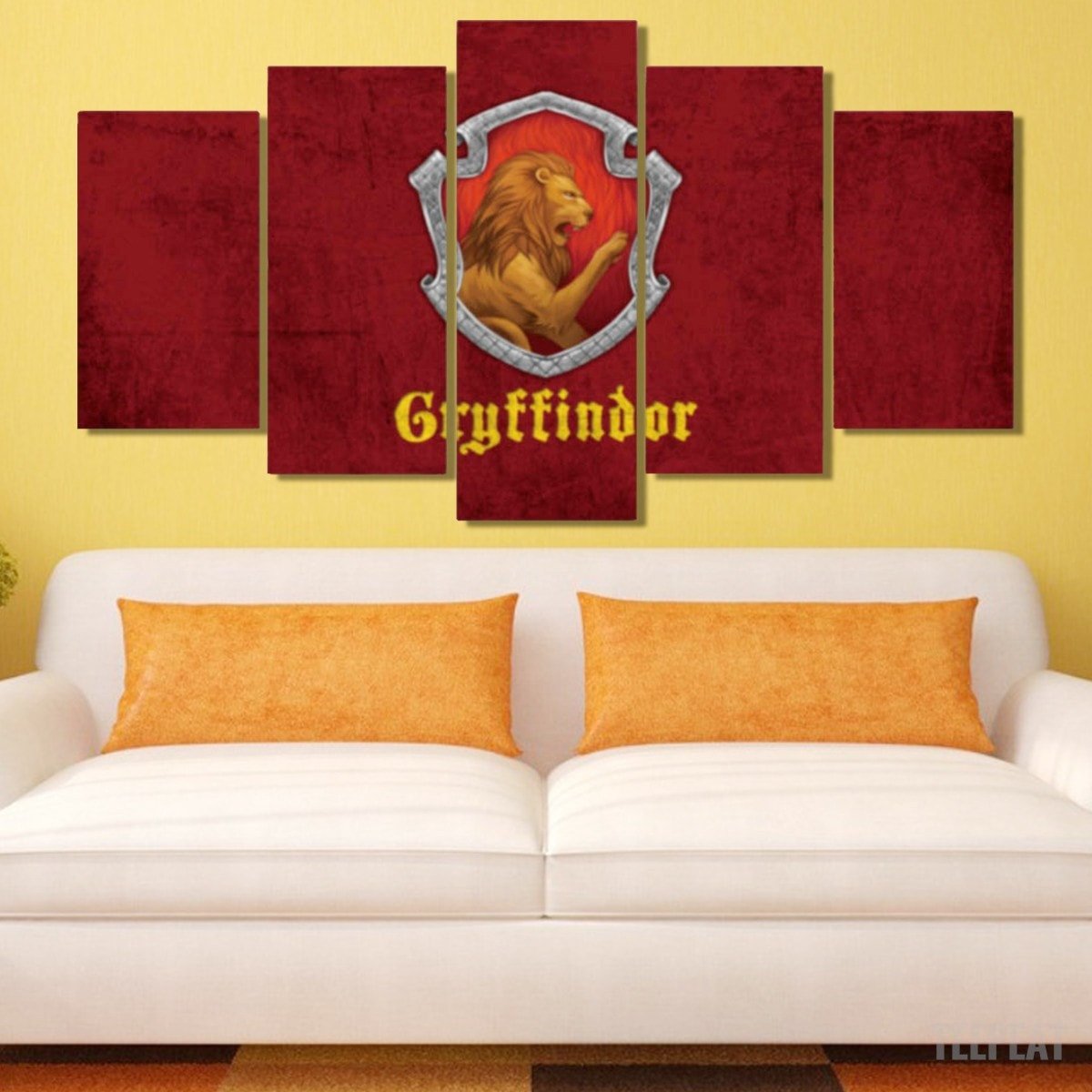 Gryffindor – Abstract Canvas Wall Art