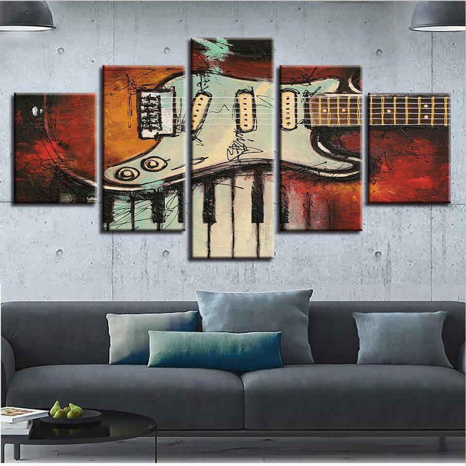 Guitar 11 – Music Canvas Wall Art