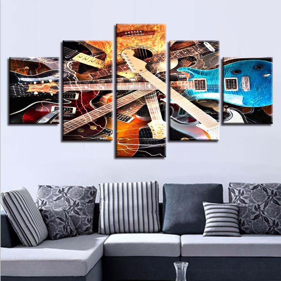 Guitar 13 – Music Canvas Wall Art