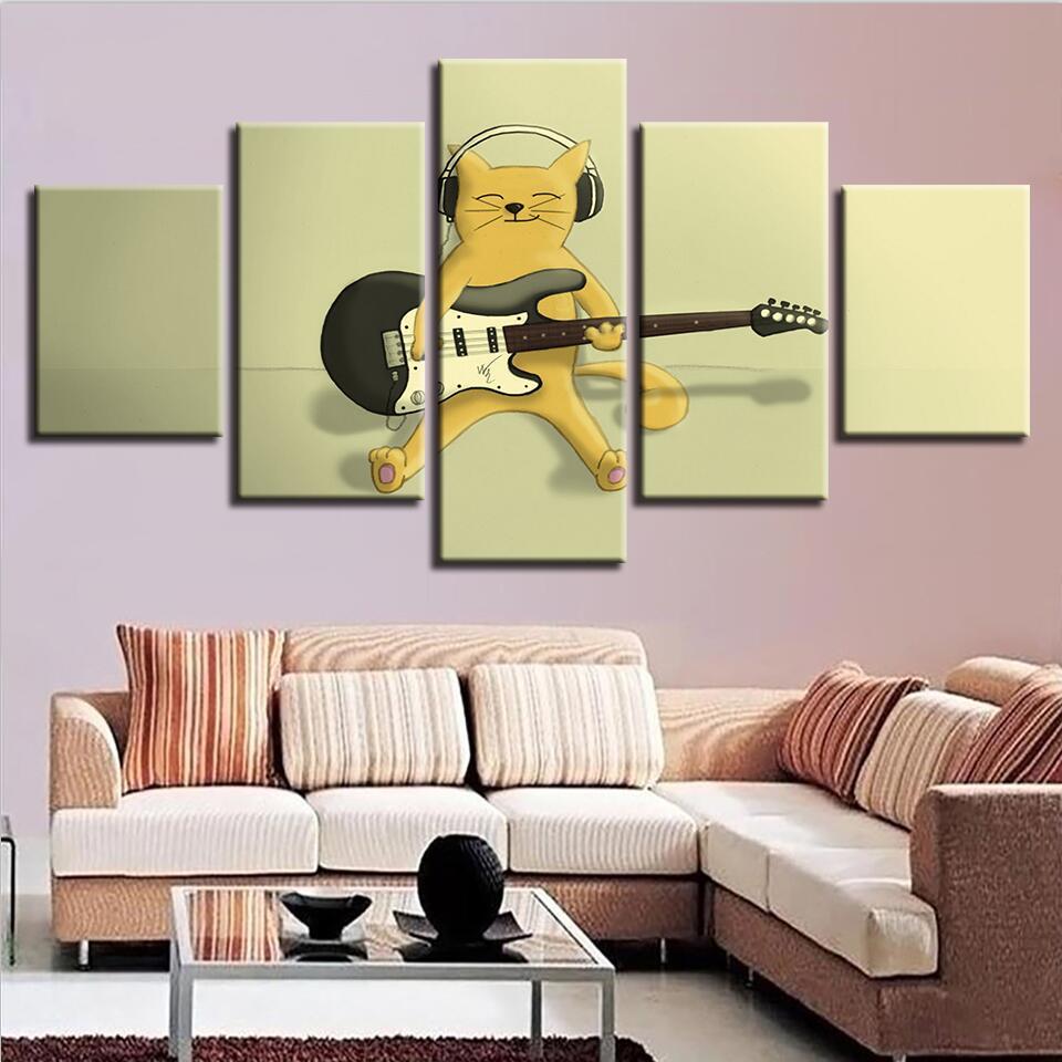 Guitar 9 – Music Canvas Wall Art