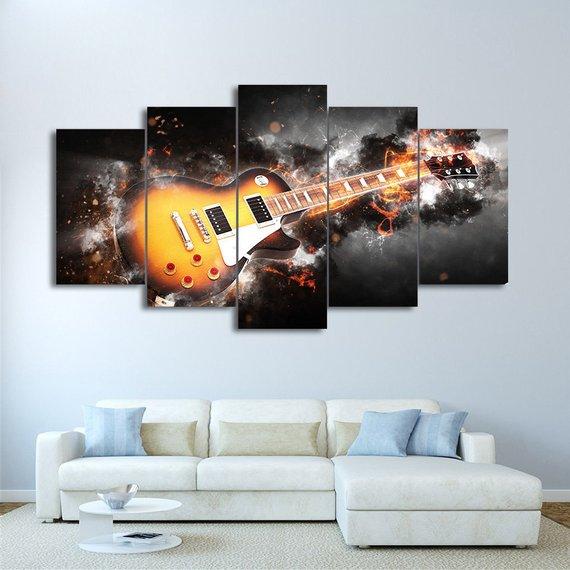 Guitar Music Instrument – Music Canvas Wall Art