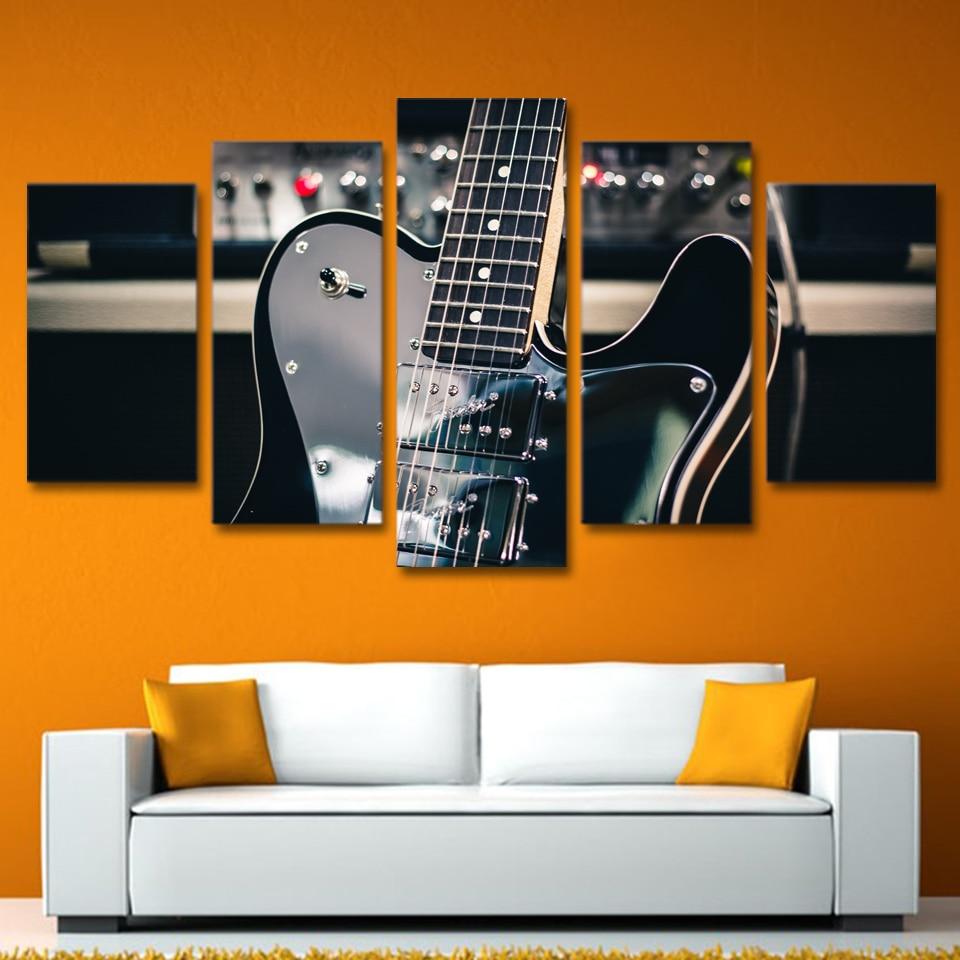 Guitar Instrument – Music Canvas Wall Art