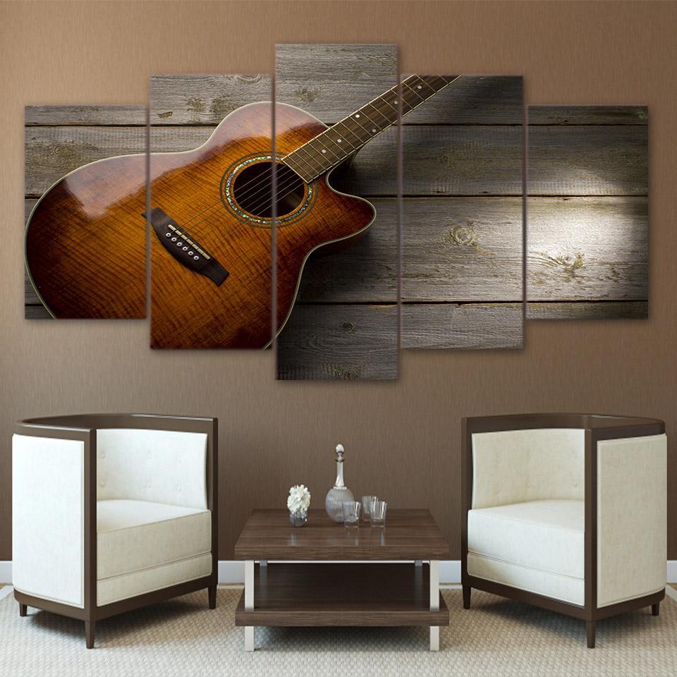 Guitar Music Modern – Music Canvas Wall Art
