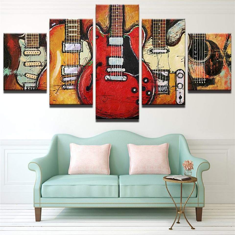 Guitar Music – Music Canvas Wall Art