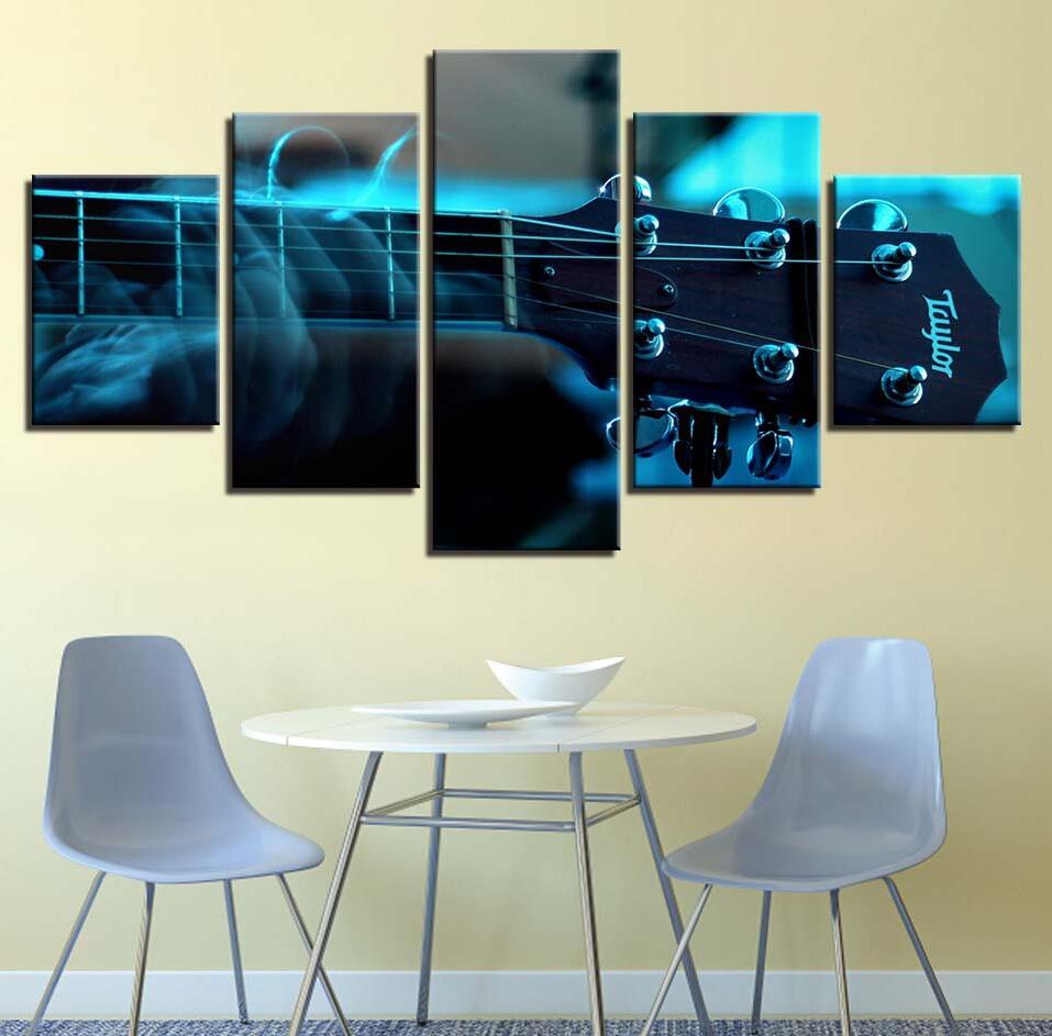 Guitar Violin 1 – Music Canvas Wall Art