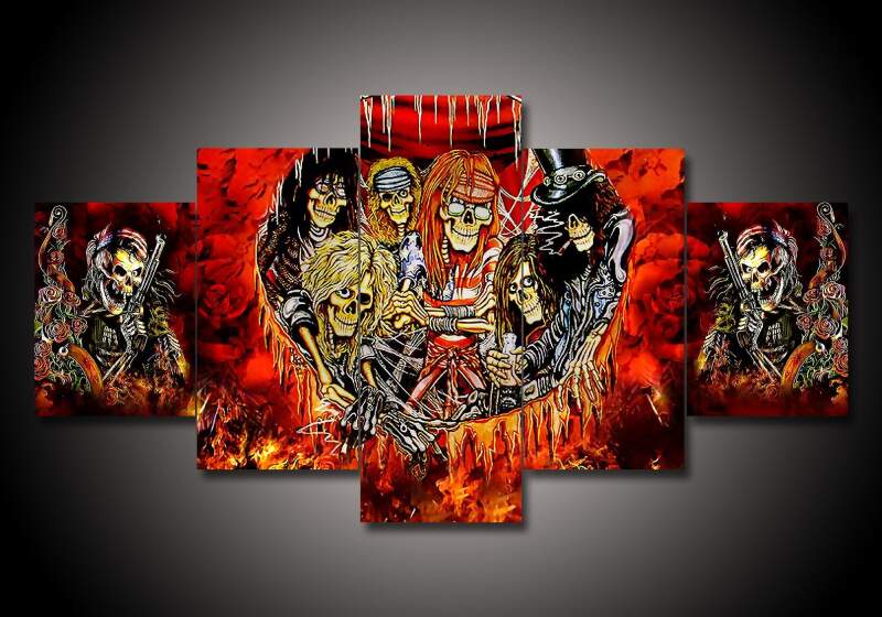Guns N’ Roses – Abstract Canvas Wall Art