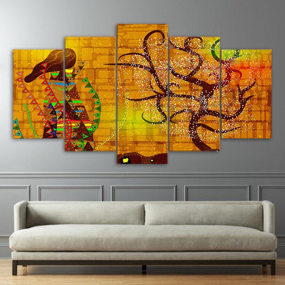Gustav Klimt Practice – Abstract Canvas Wall Art