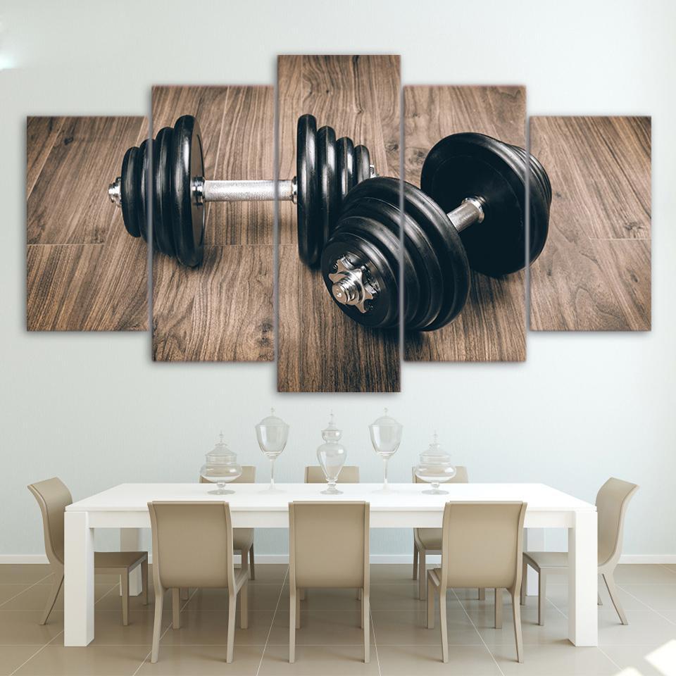 Gym Weight Training 2 – Sport Canvas Wall Art