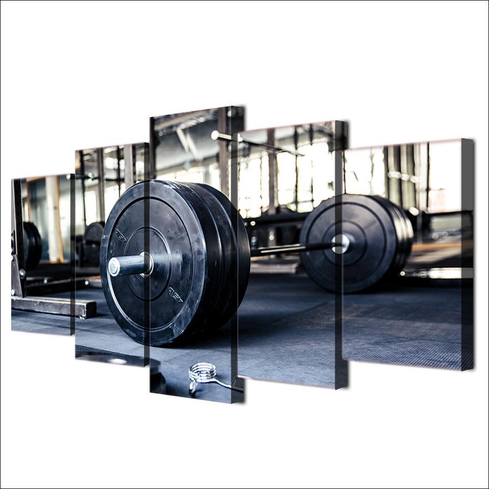 Gym Weight Training – Sport Canvas Wall Art