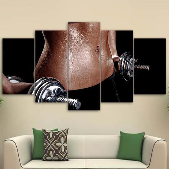 Gym Workout Bodybuilding – Sport Canvas Wall Art