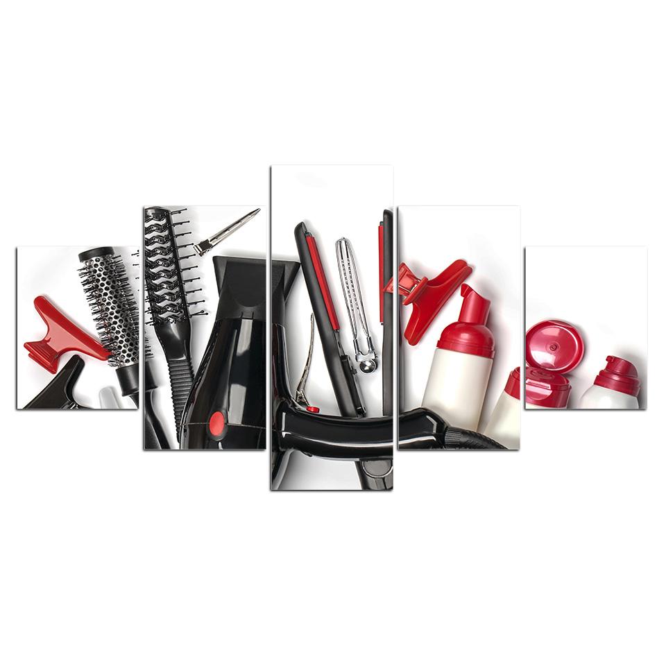 Hairdressing 06 – Abstract Canvas Wall Art