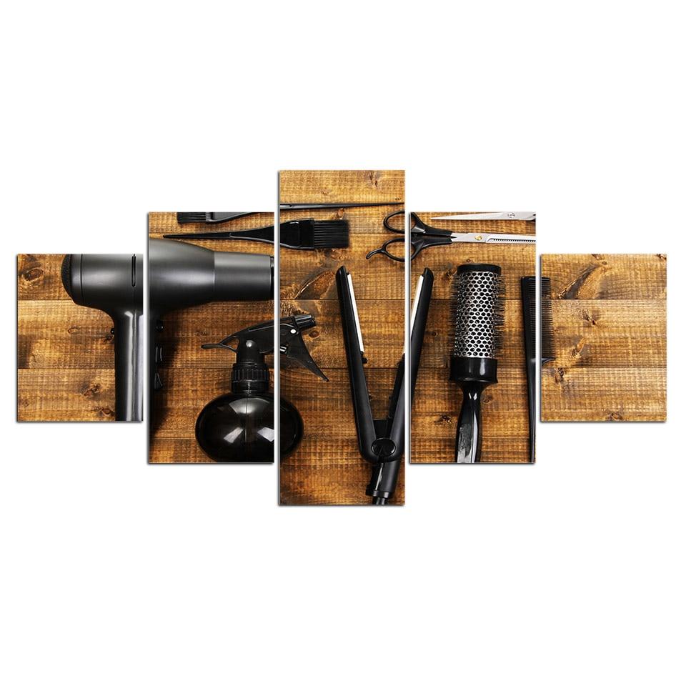 Hairdressing 07 – Abstract Canvas Wall Art